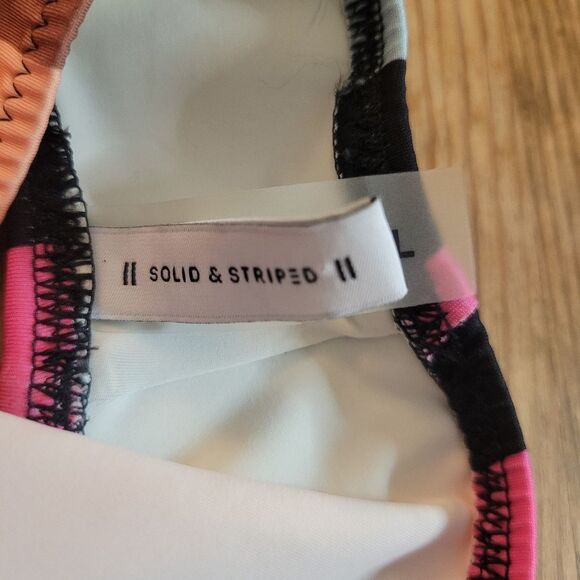 Solid & Striped Malibu Rainbow Striped Bikini Set - Picture 5 of 16